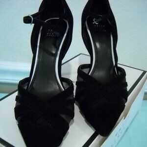 White House Black Market Emilia Suede Mesh Dress Shoe